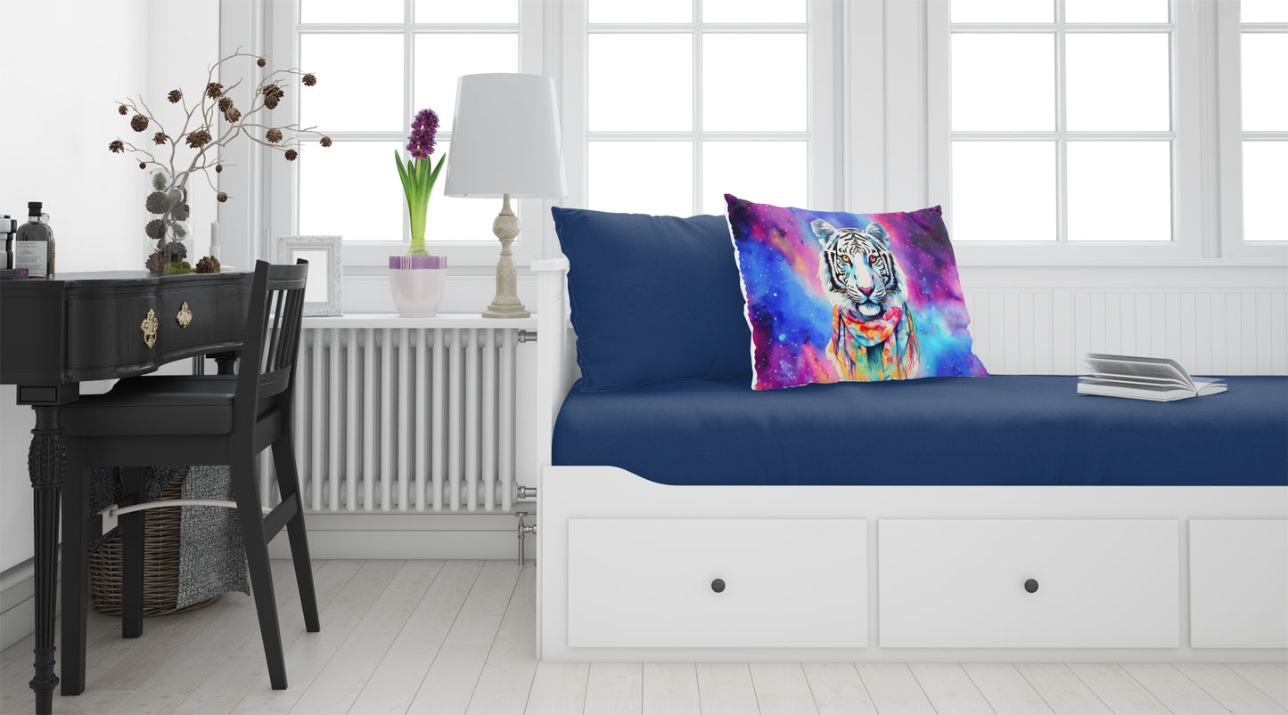 Hippie Animal White Tiger Standard Pillowcase