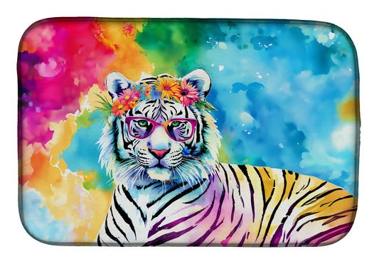 Buy this Hippie Animal White Tiger Dish Drying Mat