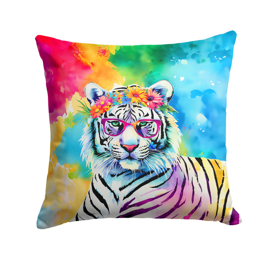 Buy this Hippie Animal White Tiger Throw Pillow