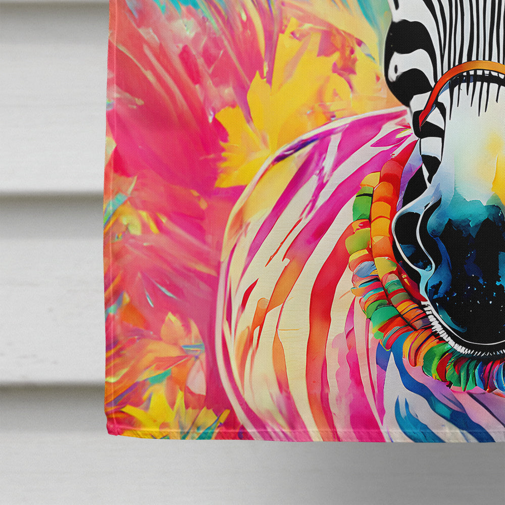 Hippie Animal Zebra House Flag