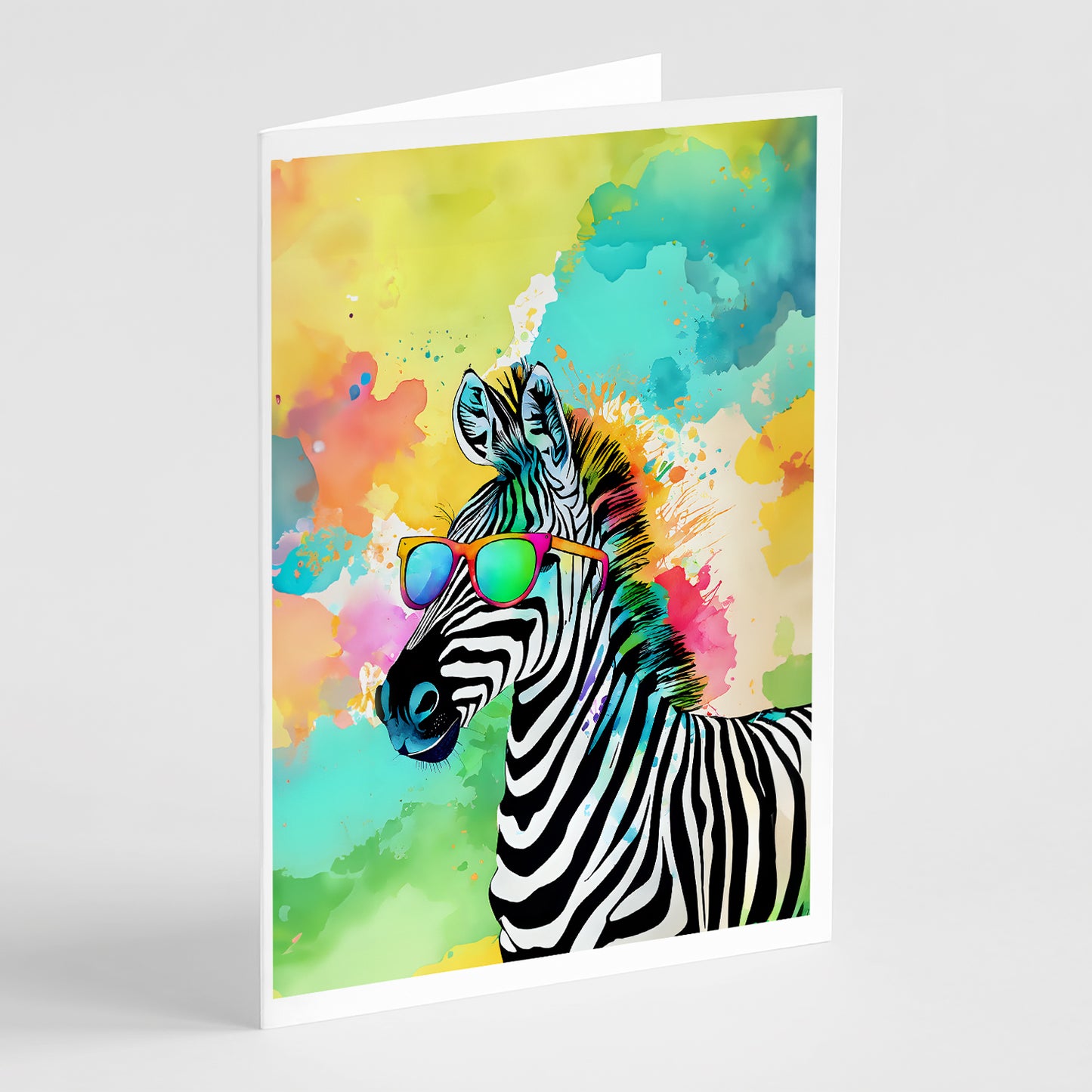 Buy this Hippie Animal Zebra Greeting Cards Pack of 8