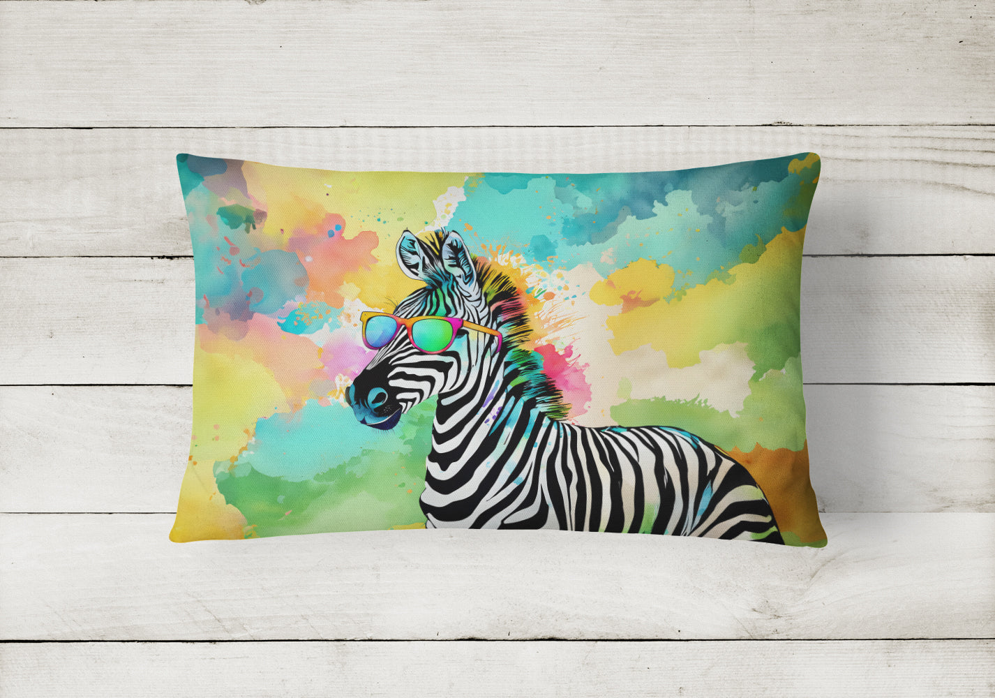 Hippie Animal Zebra Throw Pillow