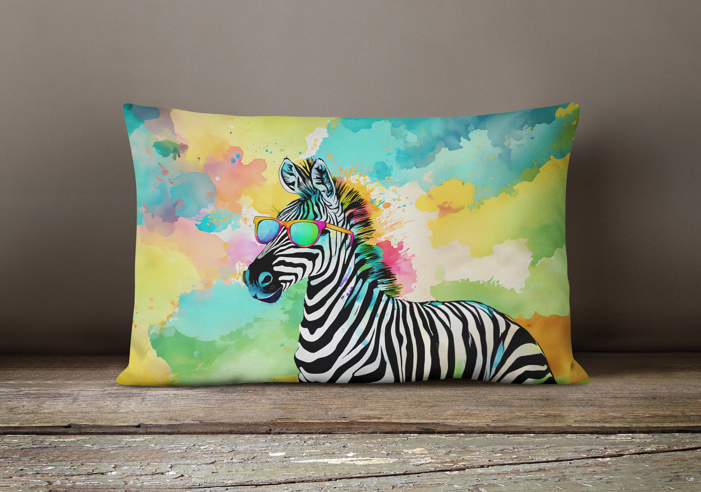 Hippie Animal Zebra Throw Pillow