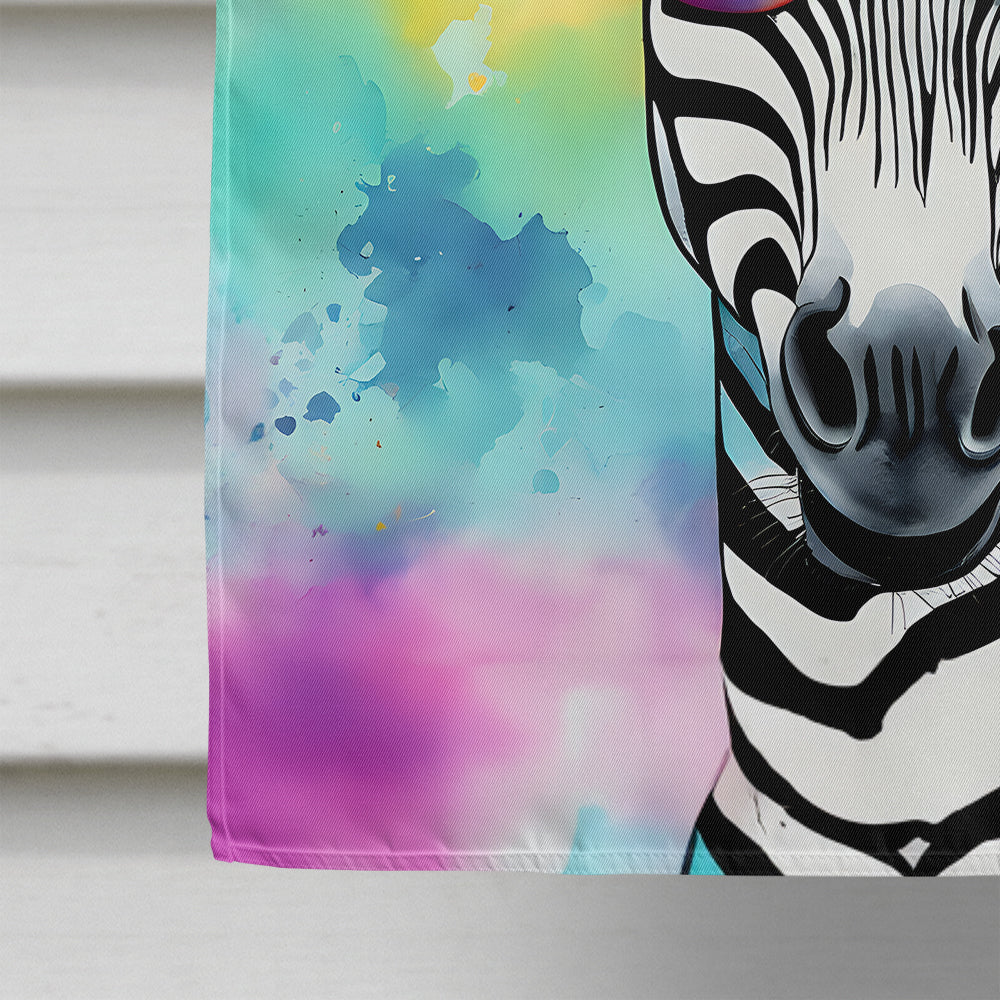 Hippie Animal Zebra House Flag