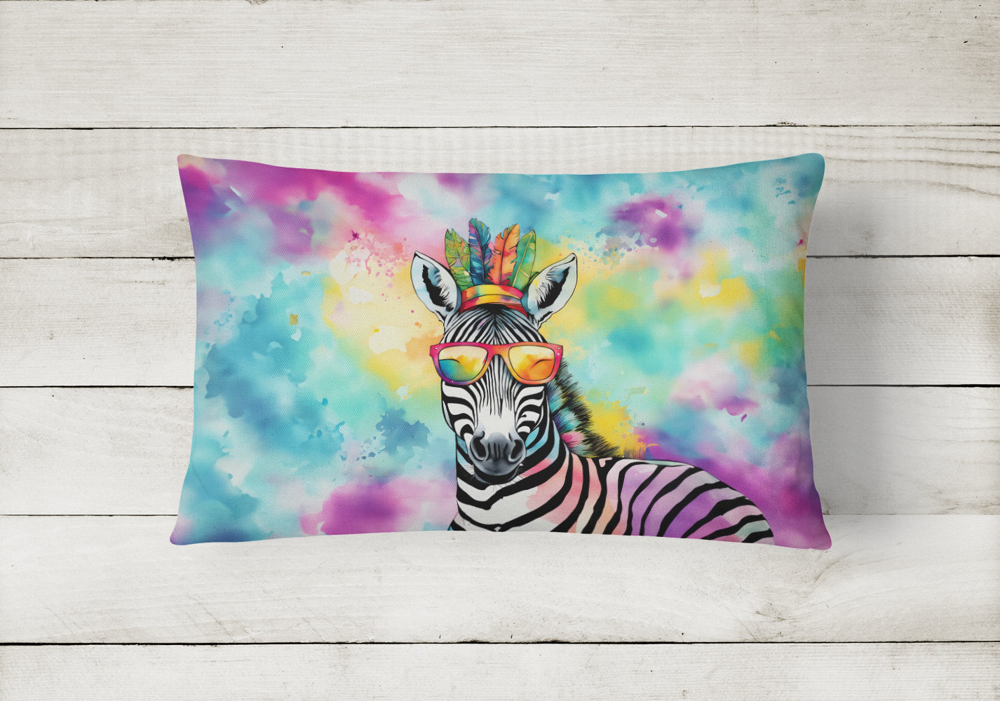 Hippie Animal Zebra Throw Pillow