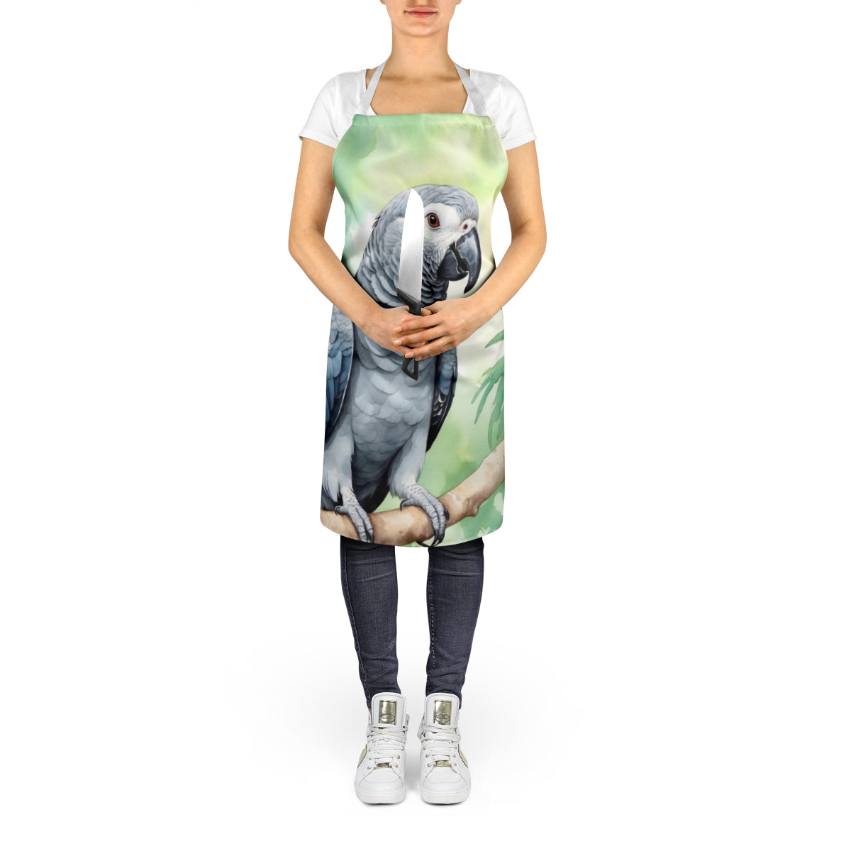 African Grey Parrot Apron