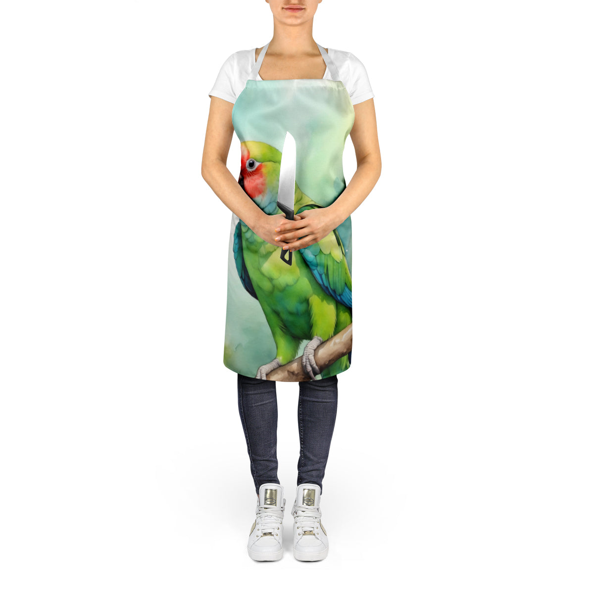 African Ringneck Parrot Apron