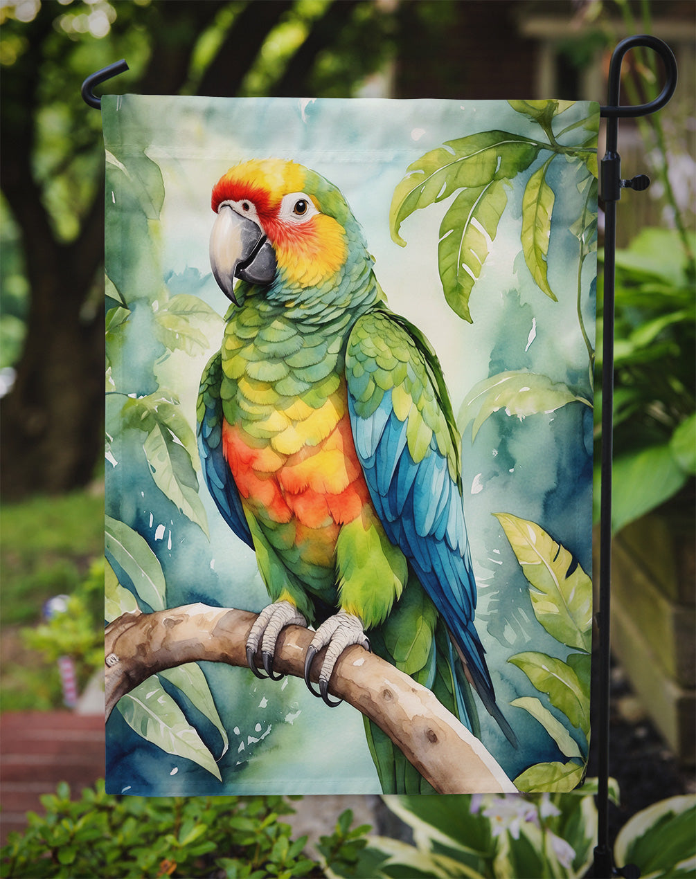 Amazon Parrot Garden Flag