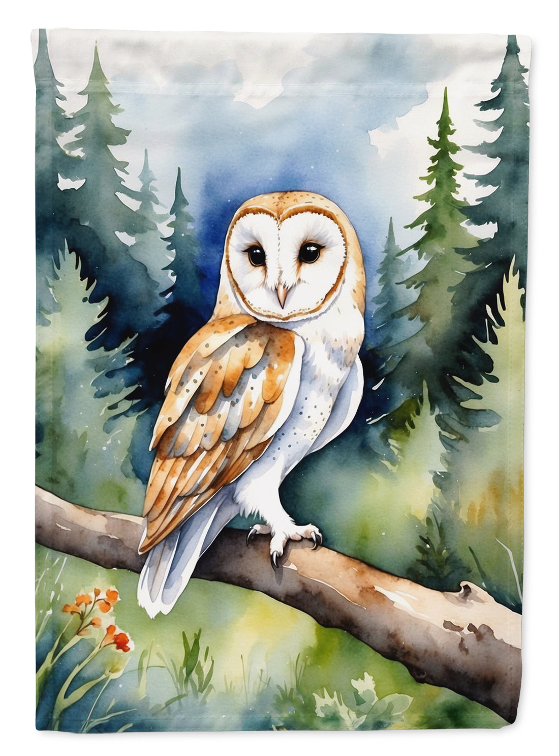 Buy this Barn Owl House Flag