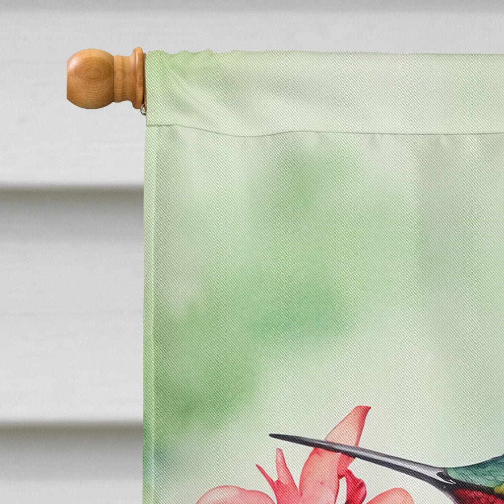 Broadtailed Hummingbird House Flag