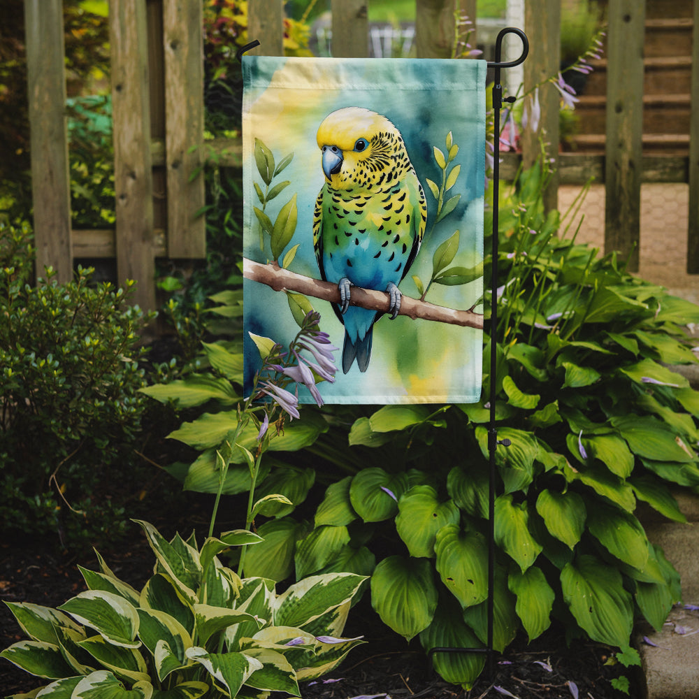 Budgerigar Garden Flag