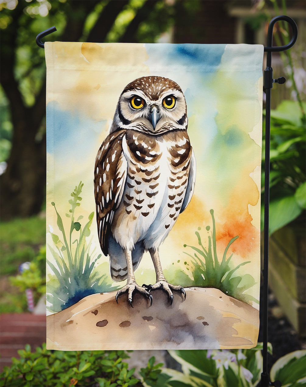 Burrowing Owl Garden Flag