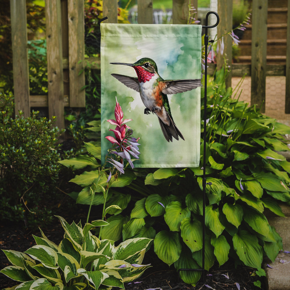 Calliope Hummingbird Garden Flag