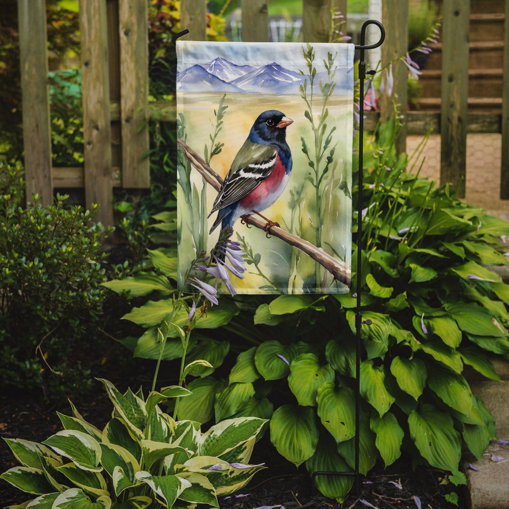 Colorado Lark Bunting Garden Flag