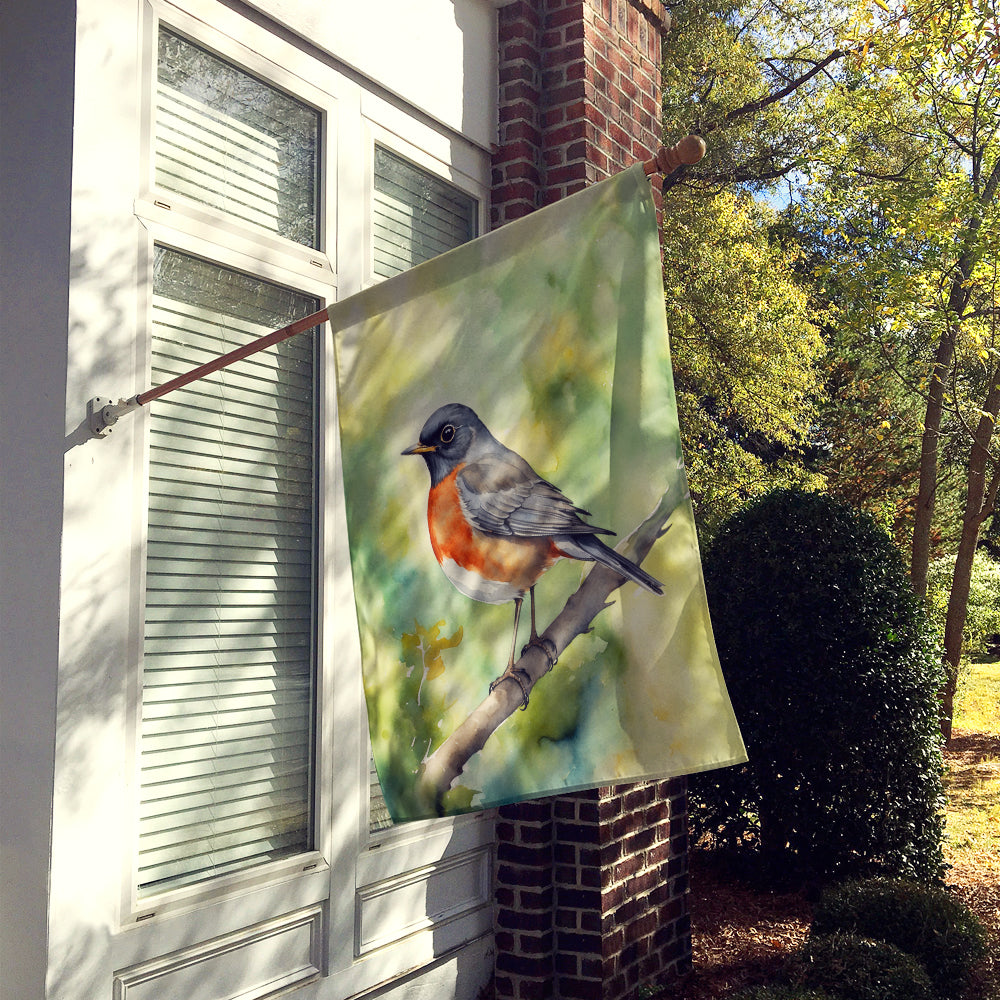 Connecticut American Robin House Flag