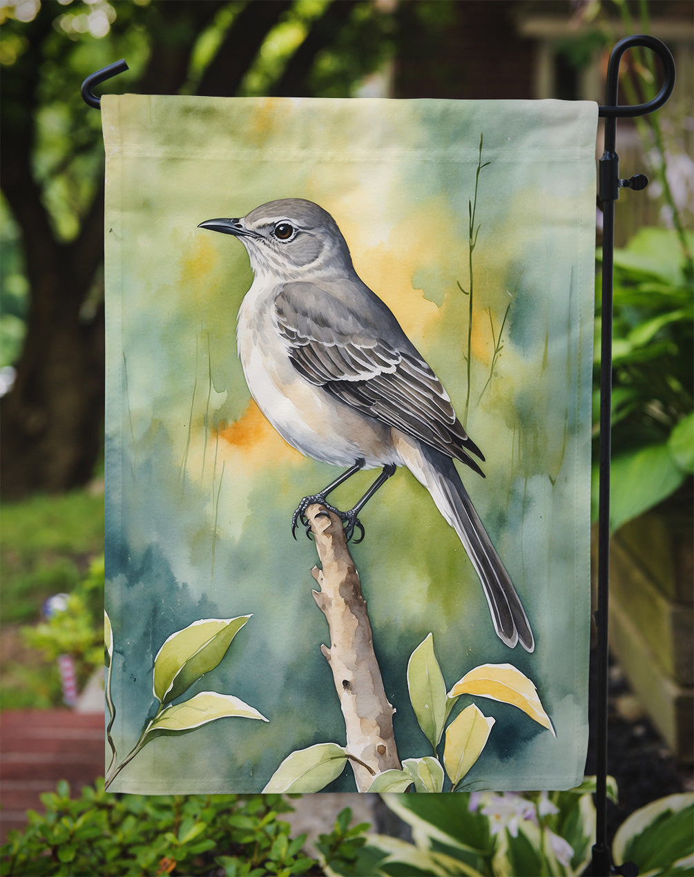 Florida Northern Mockingbird Garden Flag