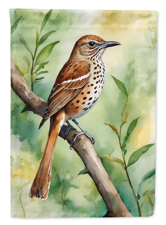 Buy this Georgia Brown Thrasher House Flag