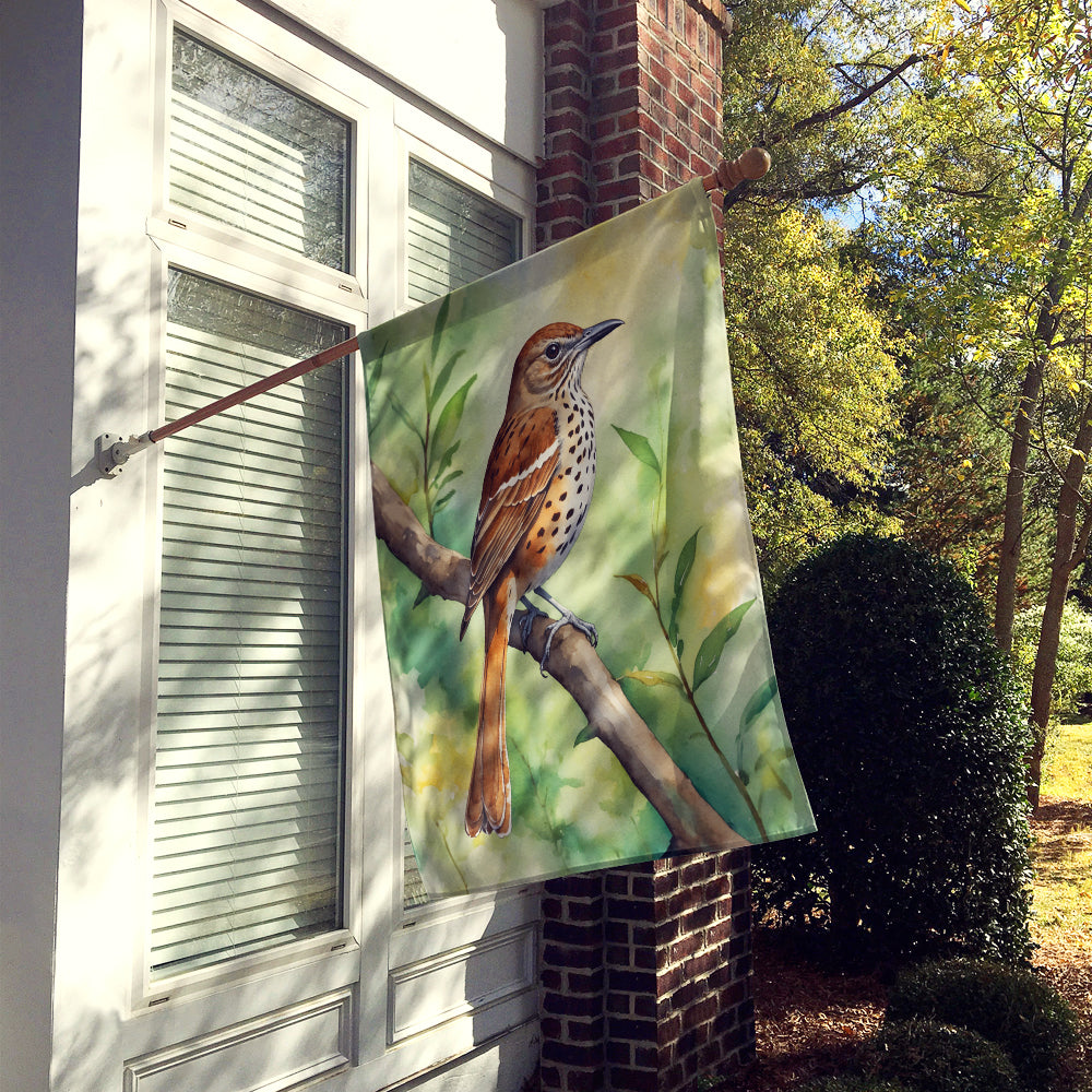 Georgia Brown Thrasher House Flag