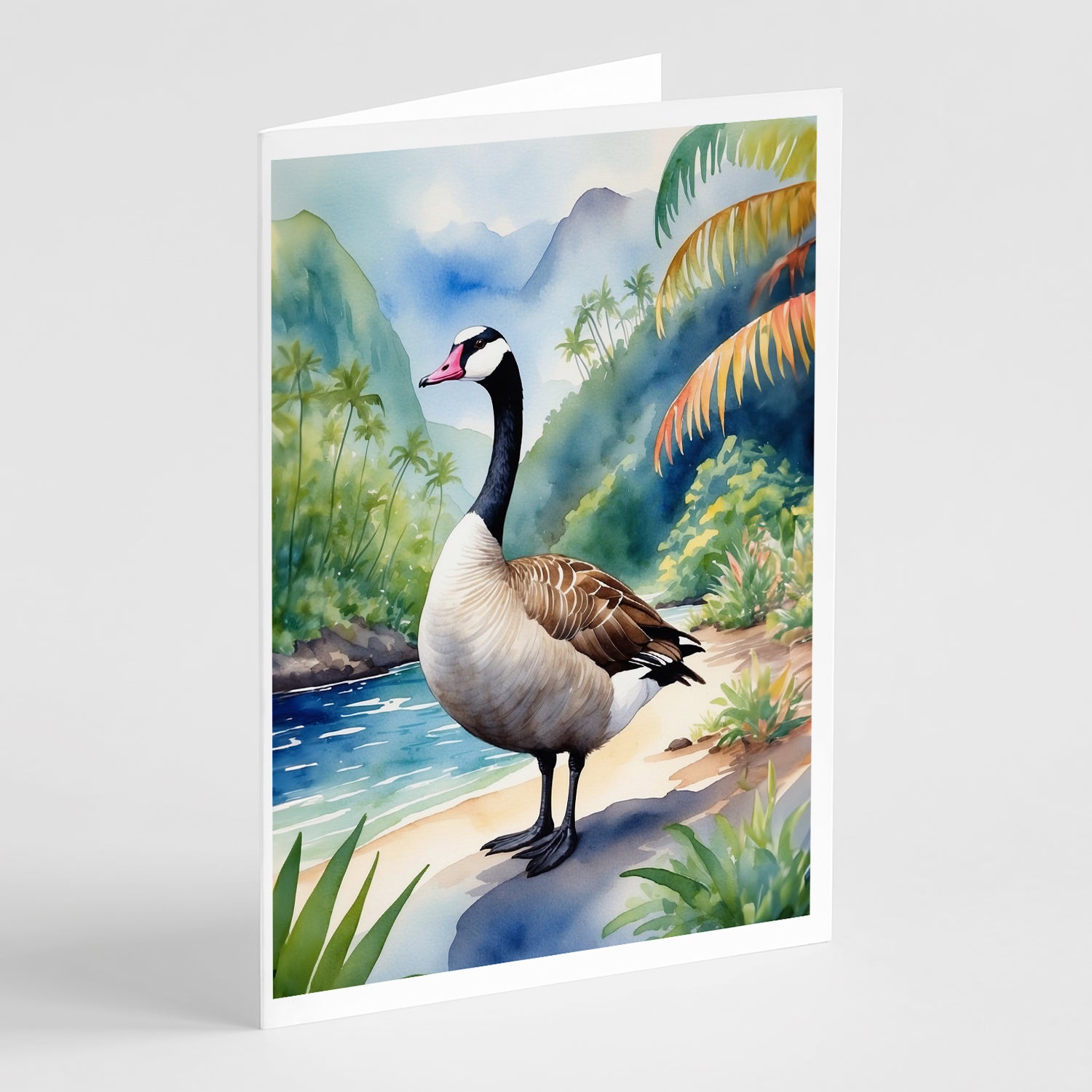 Buy this Hawaii Hawaiian Goose Greeting Cards Pack of 8