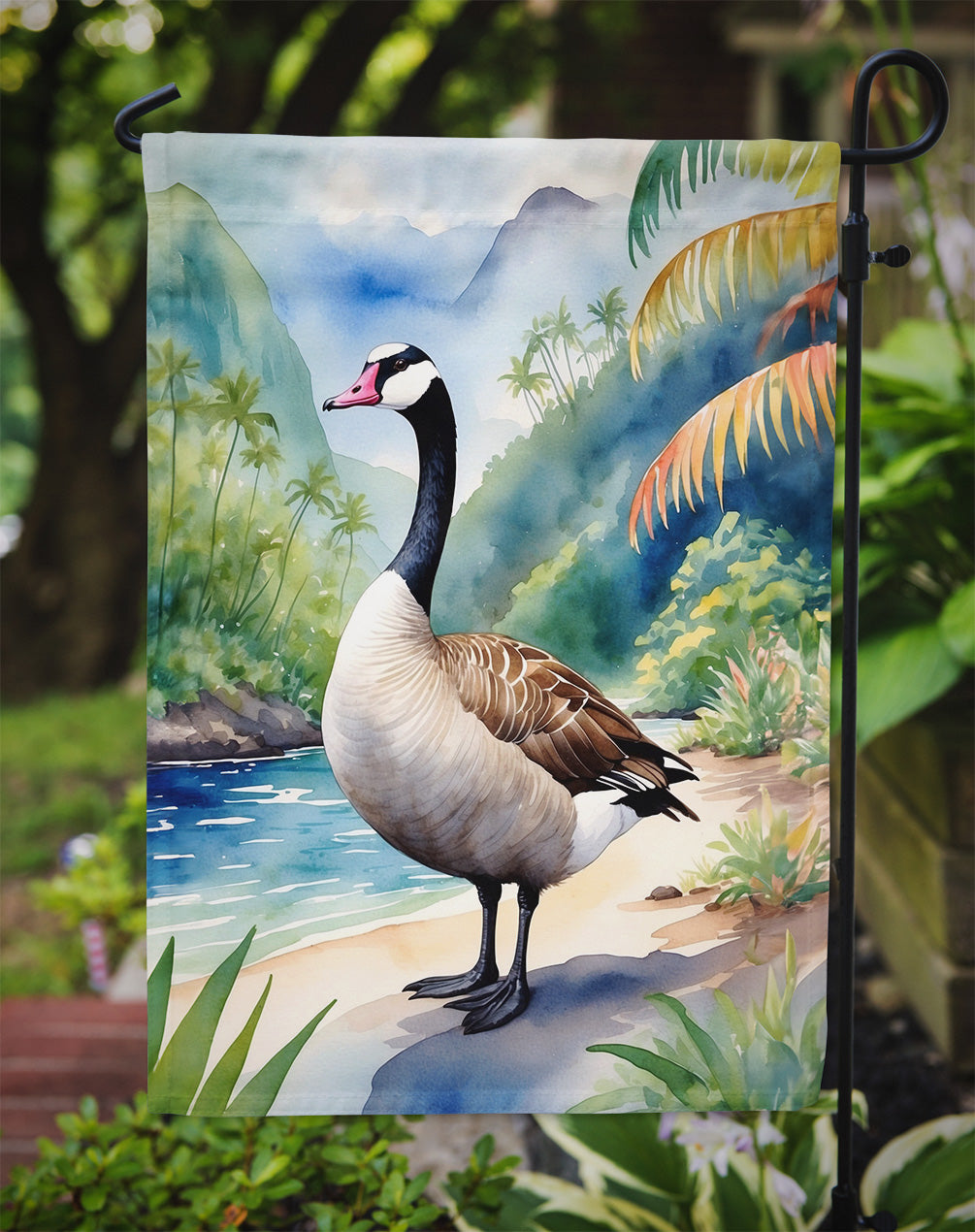 Hawaii Hawaiian Goose Garden Flag