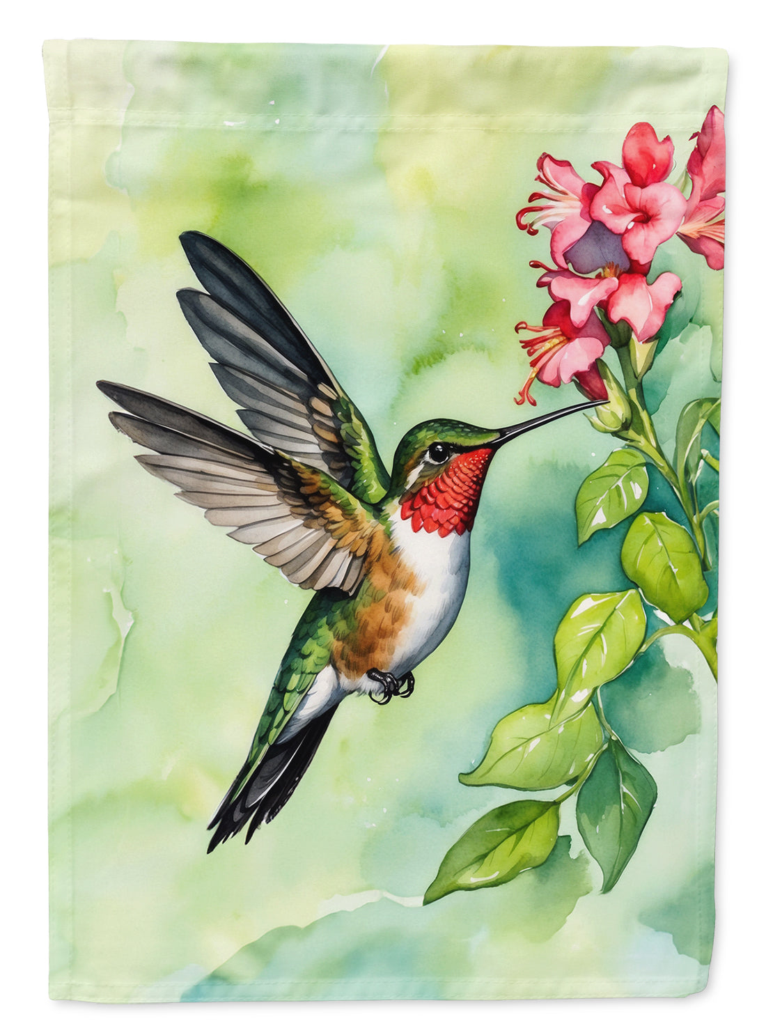 Buy this Rubythroated Hummingbird House Flag