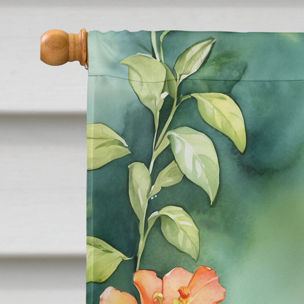 Rufous Hummingbird House Flag