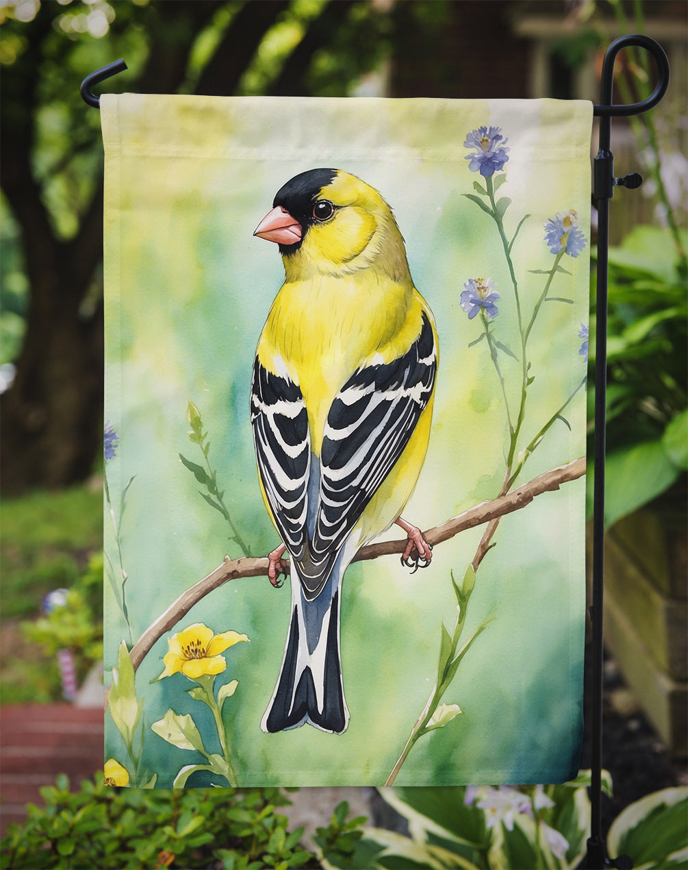 American Goldfinch Garden Flag