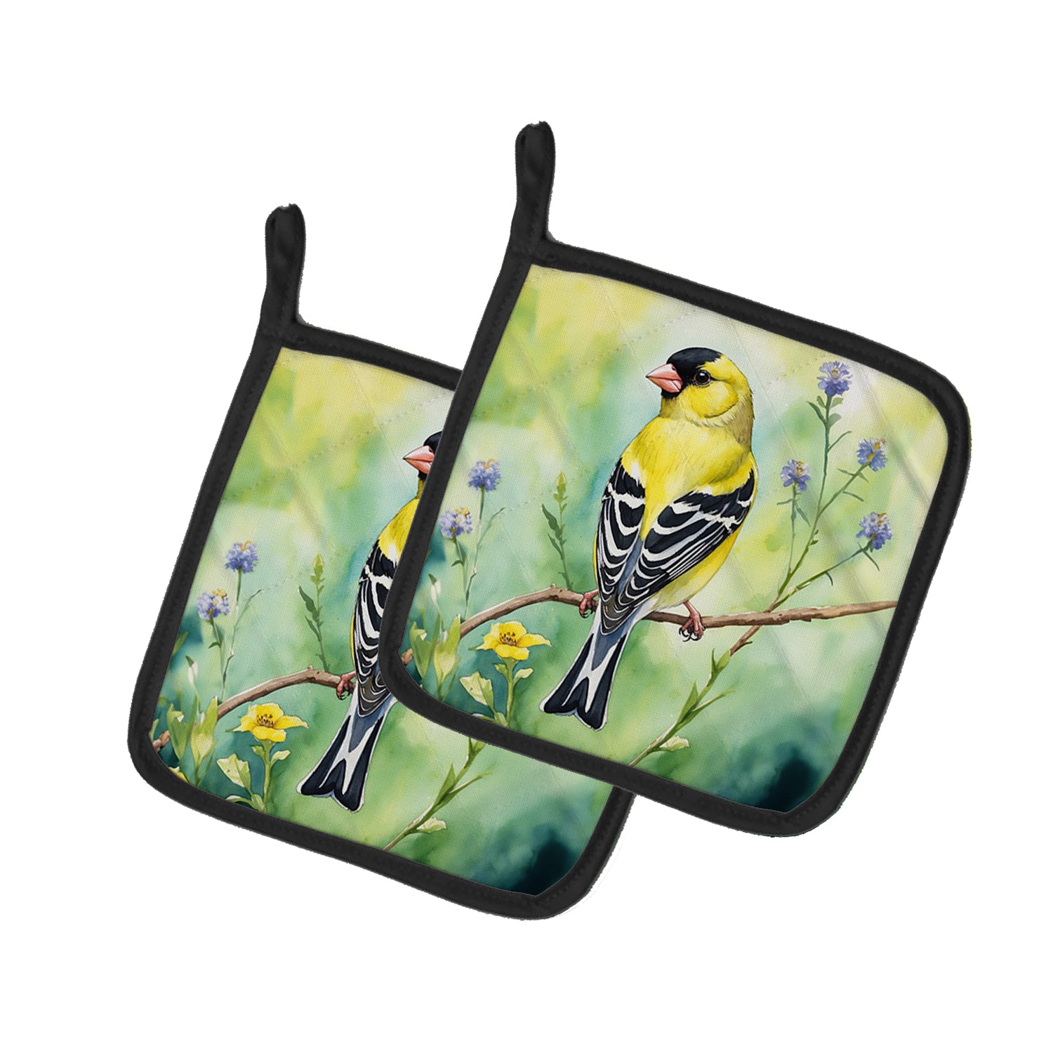 Buy this American Goldfinch Pair of Pot Holders