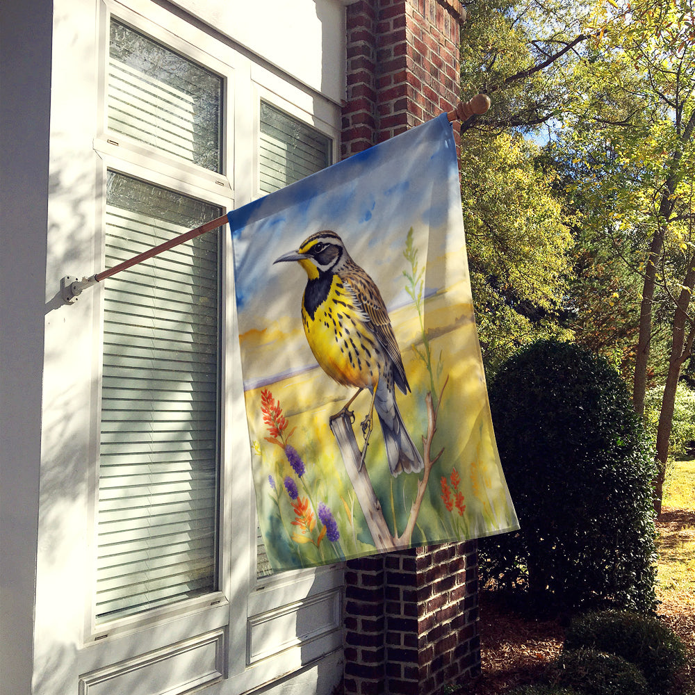 Kansas Western Meadowlark House Flag