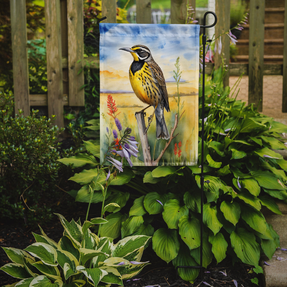 Kansas Western Meadowlark Garden Flag