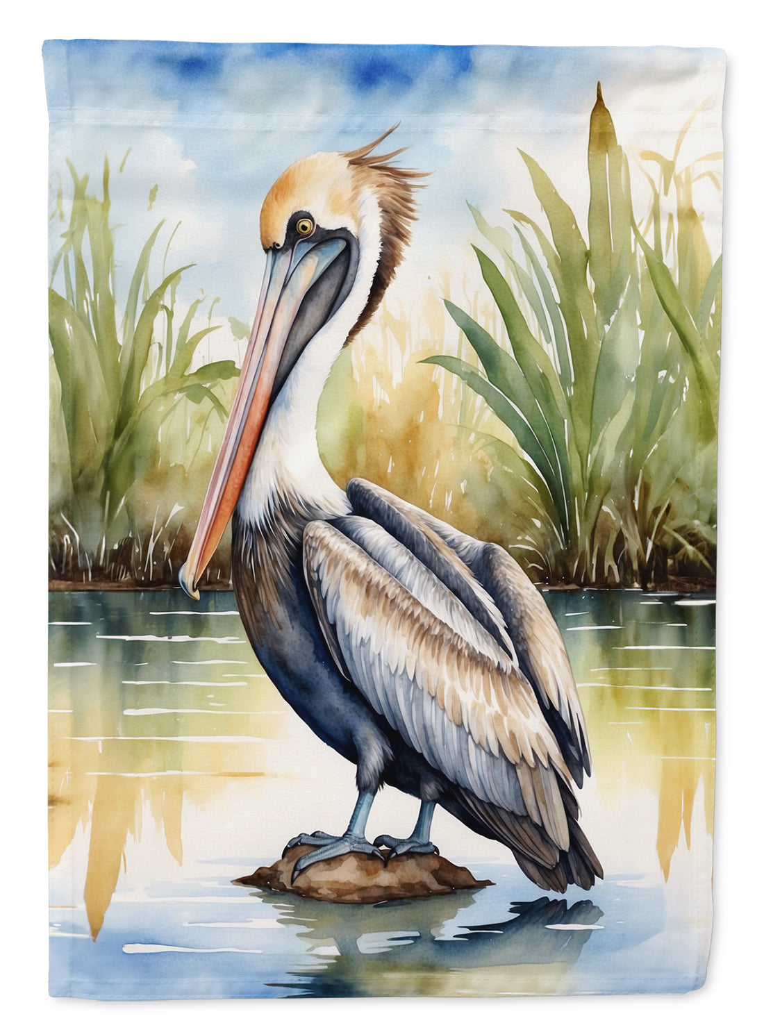 Buy this Louisiana Brown Pelican Garden Flag