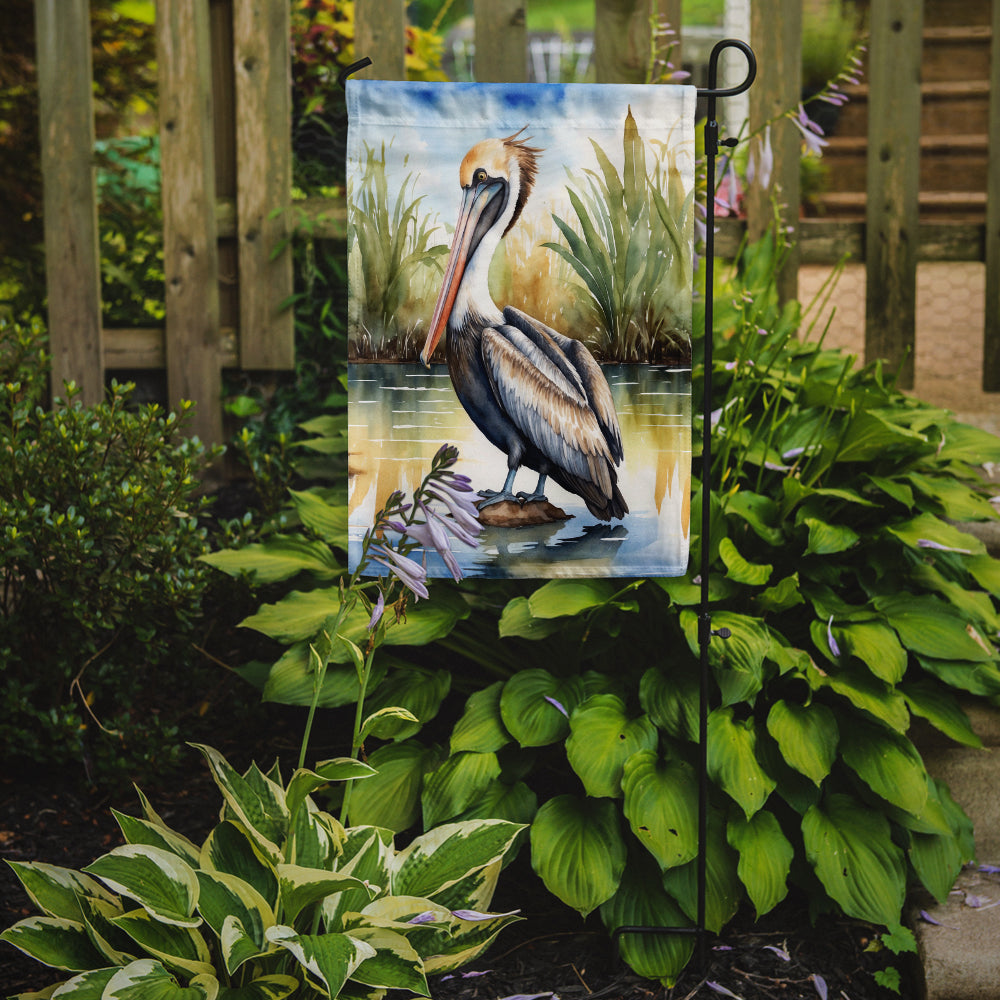 Louisiana Brown Pelican Garden Flag