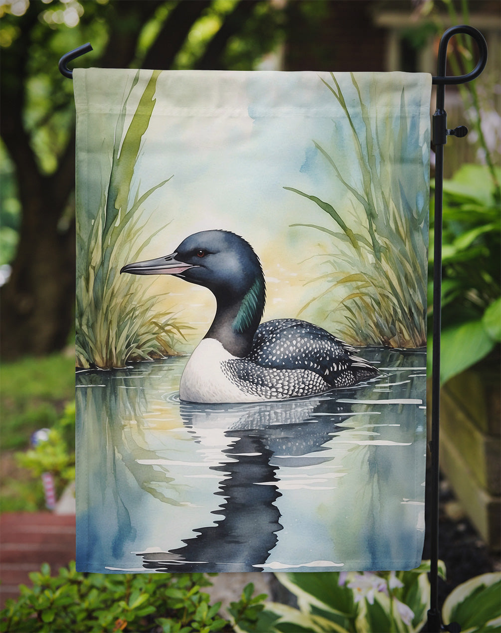 Minnesota Common Loon Garden Flag
