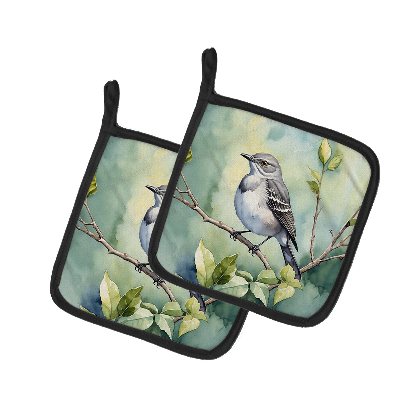 Buy this Mississippi Northern Mocking bird Pair of Pot Holders