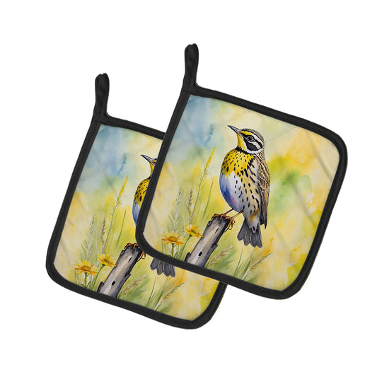 Buy this Montana Western Meadowlark Pair of Pot Holders