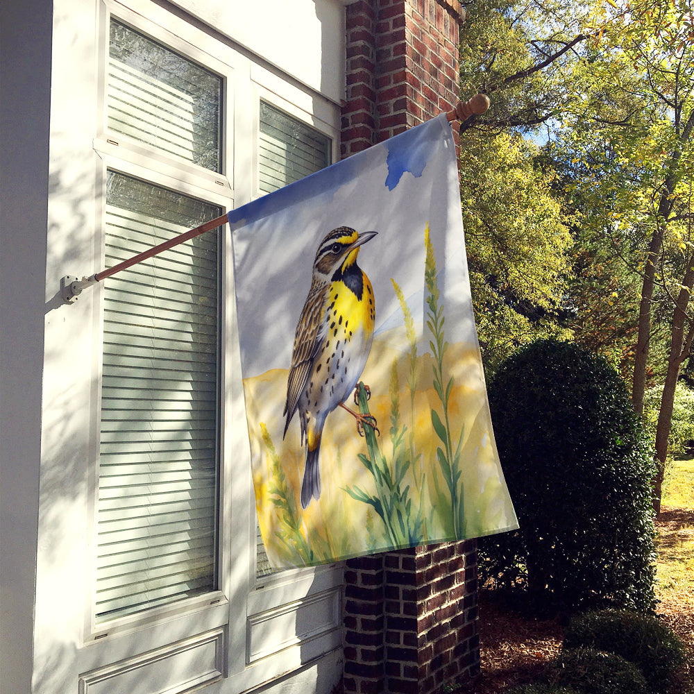 Nebraska Western Meadowlark House Flag