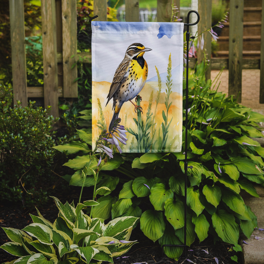 Nebraska Western Meadowlark Garden Flag