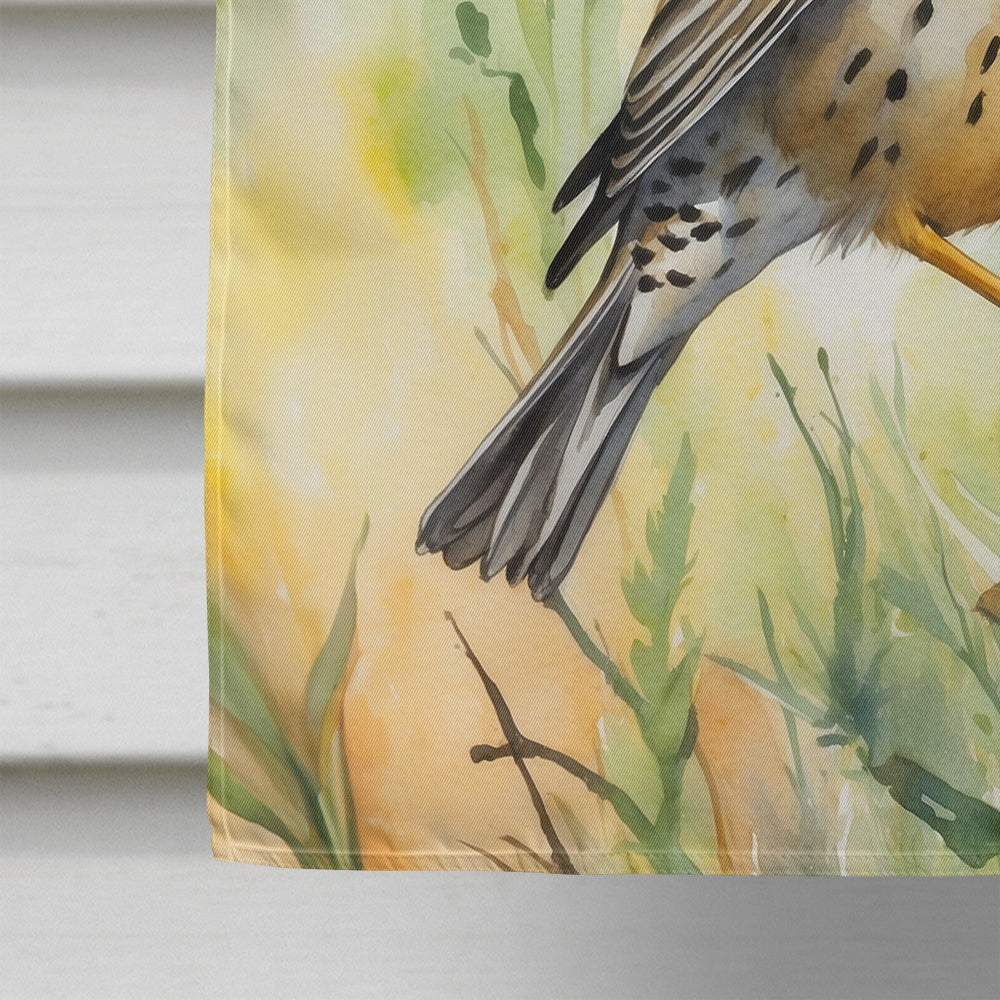 North Dakota Western Meadowlark House Flag