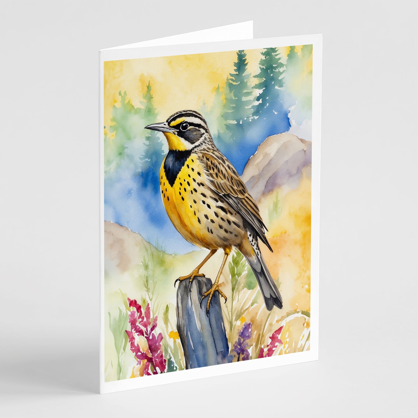 Buy this Oregon Western Meadowlark Greeting Cards Pack of 8