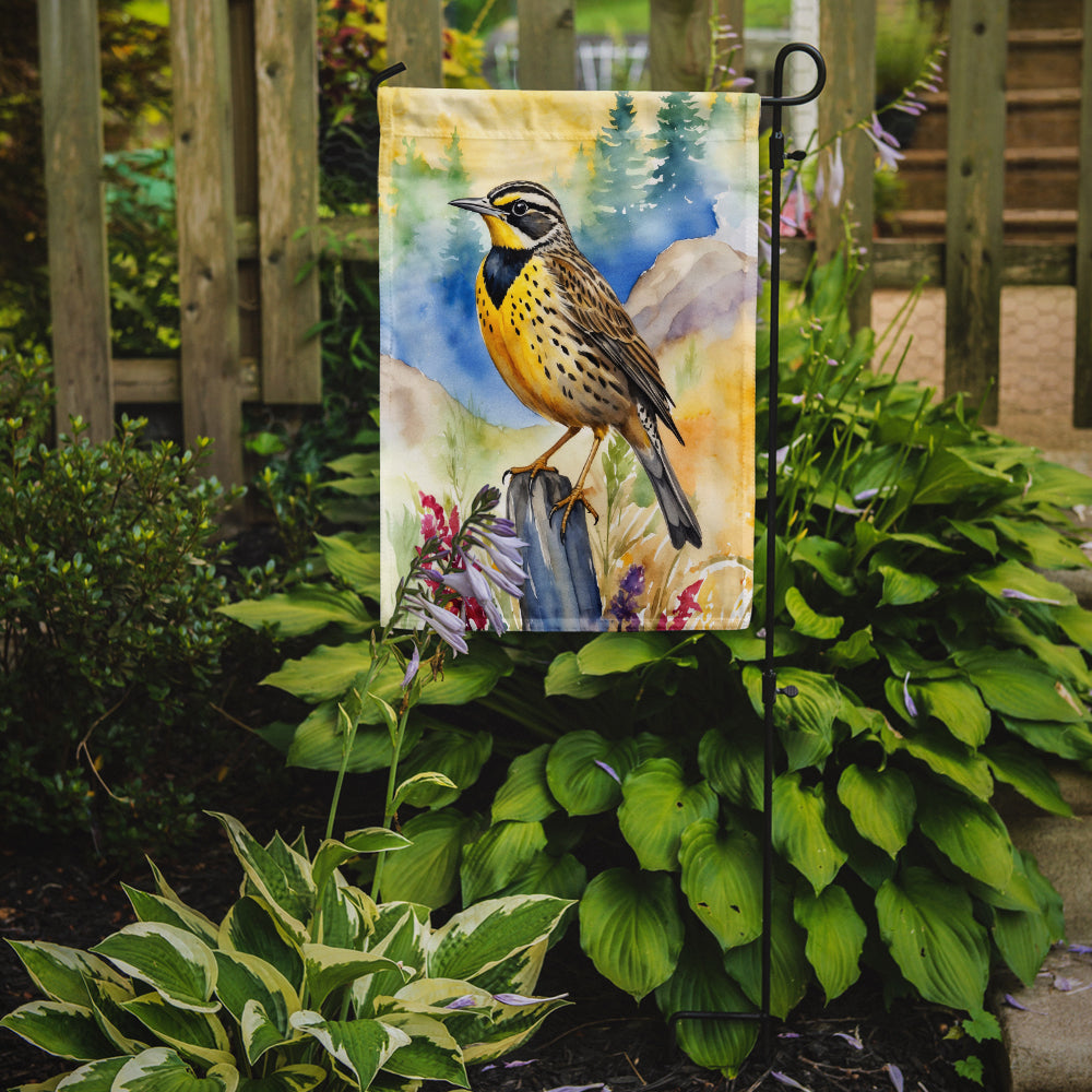 Oregon Western Meadowlark Garden Flag