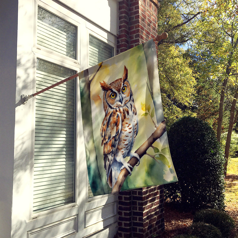 Eastern Screech Owl House Flag