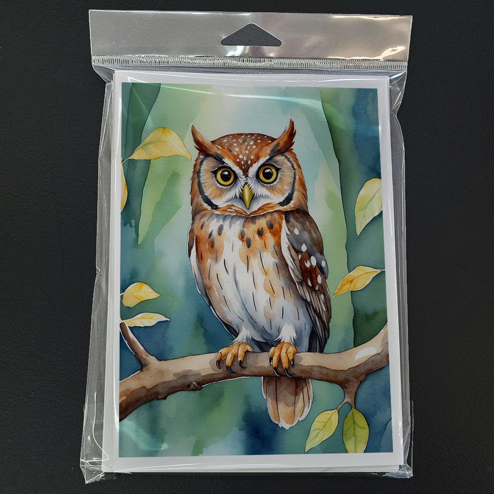 Elf Owl Greeting Cards Pack of 8