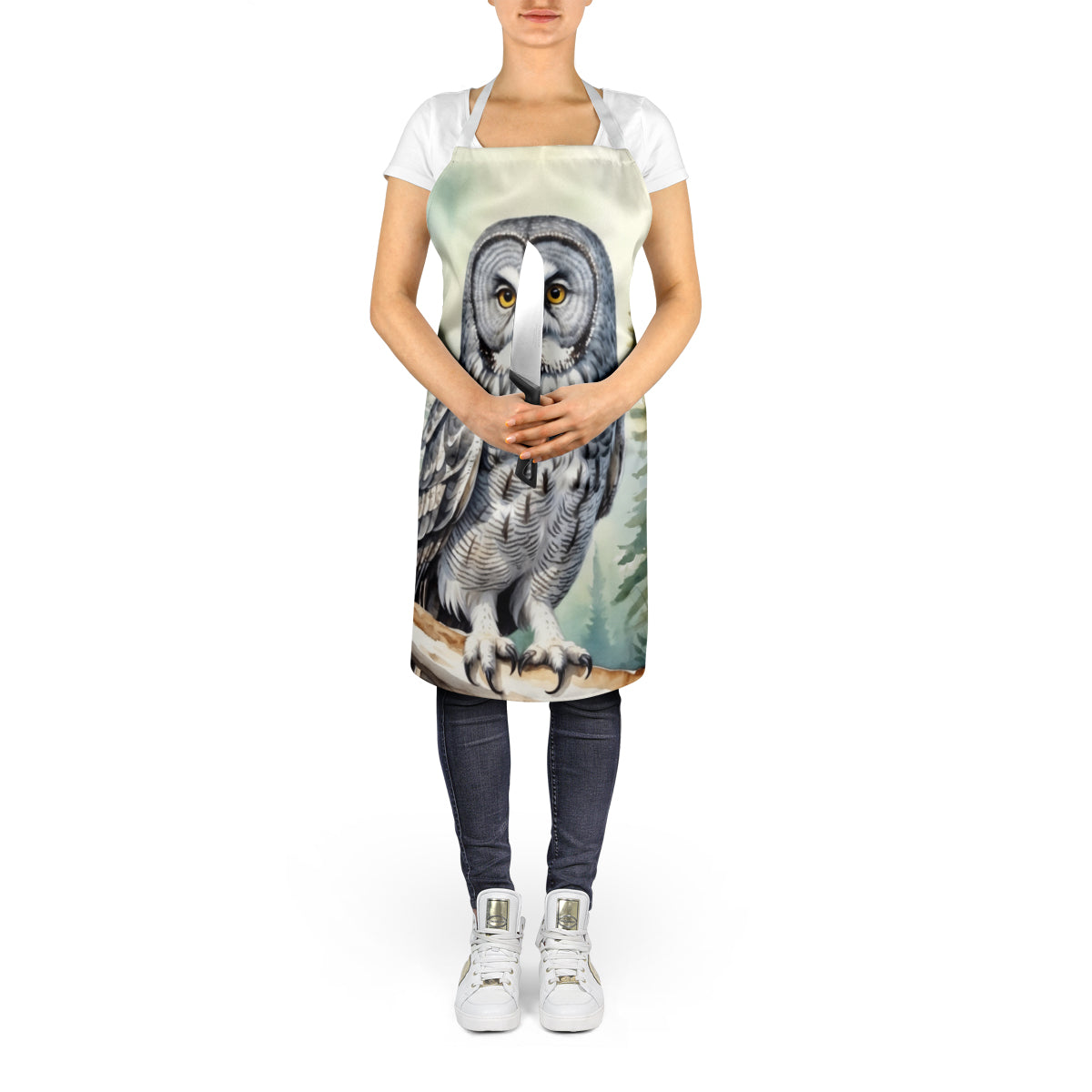 Great Gray Owl Apron