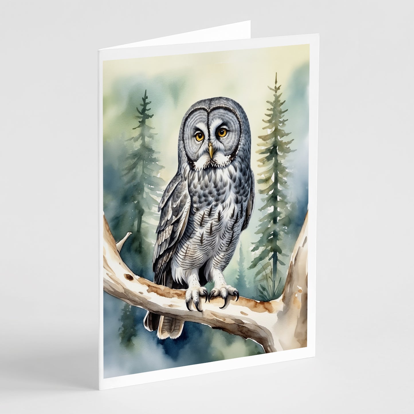 Buy this Great Gray Owl Greeting Cards Pack of 8