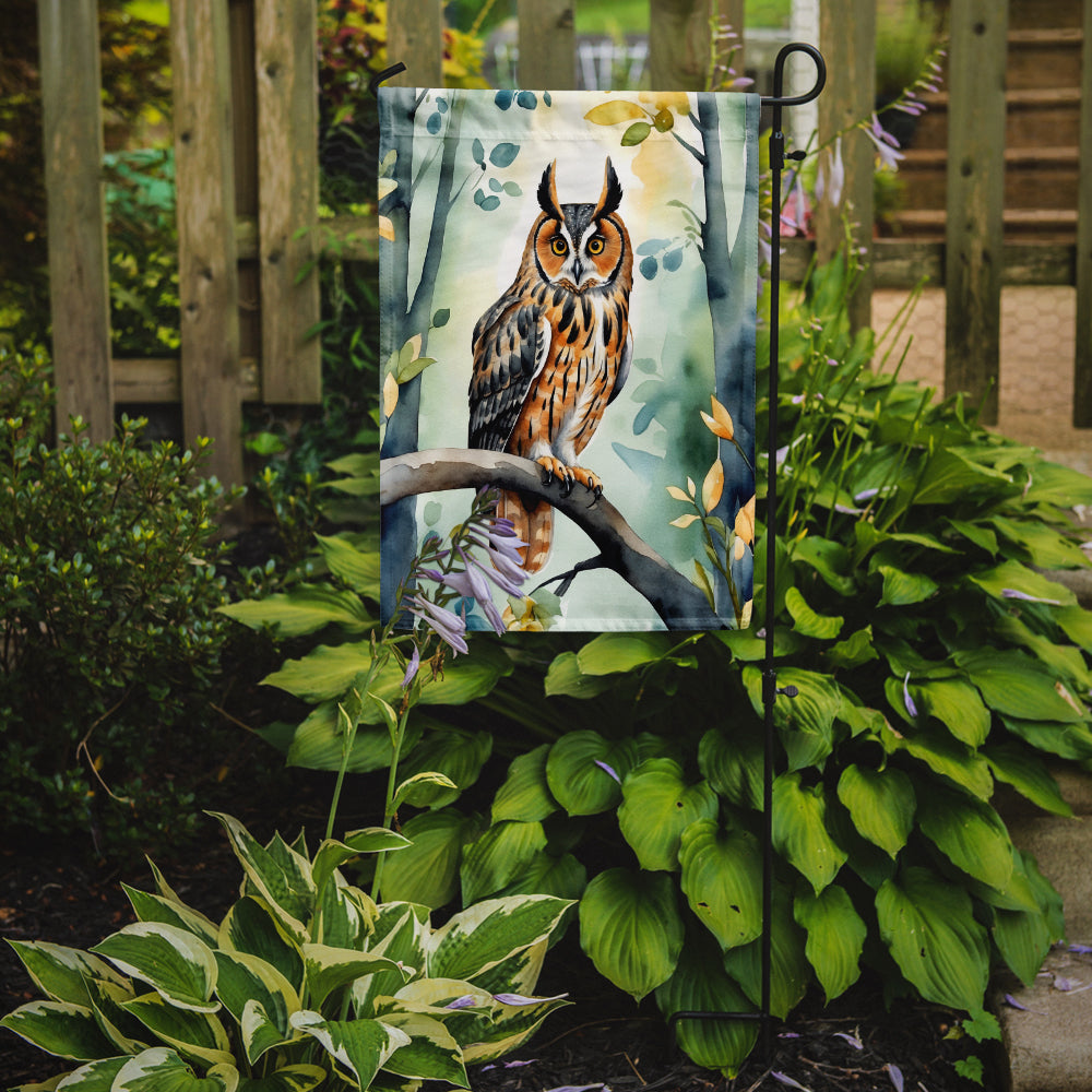 LongEared Owl Garden Flag