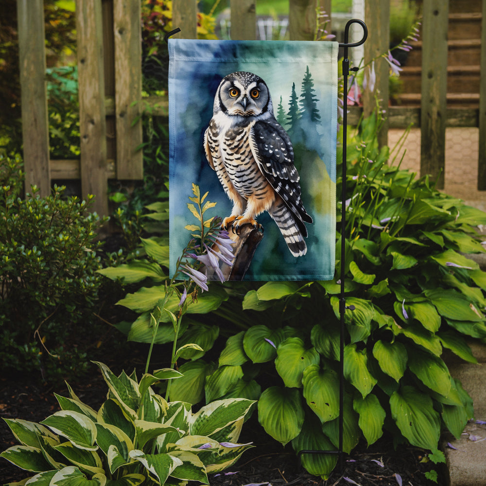 Northern Hawk Owl Garden Flag