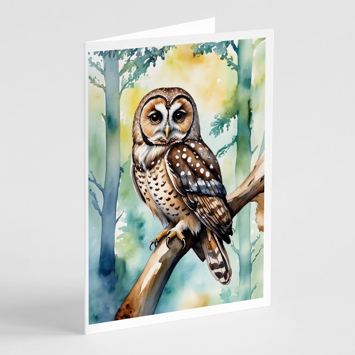 Buy this Spotted Owl Greeting Cards Pack of 8