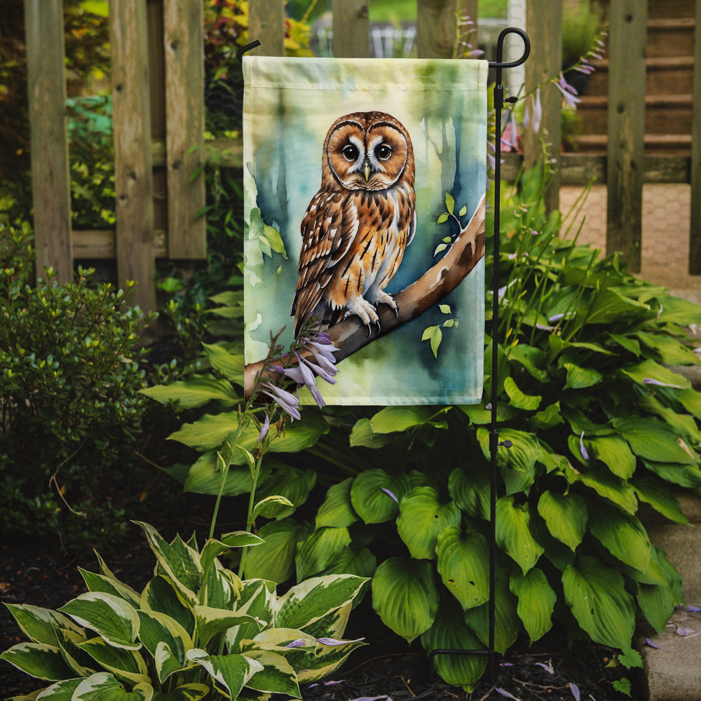 Tawny Owl Garden Flag