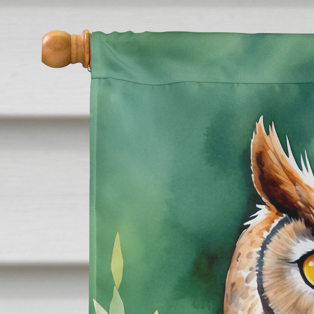 Western Screech Owl House Flag