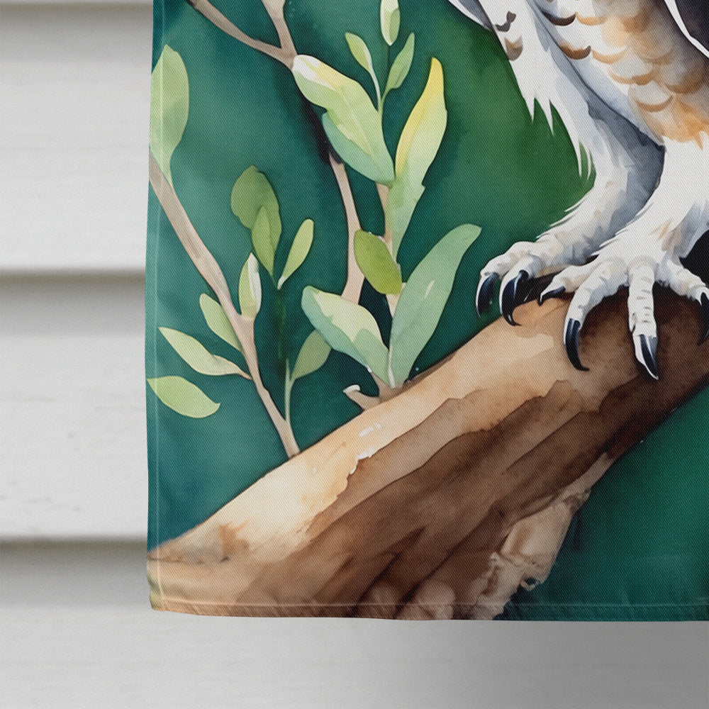 Western Screech Owl House Flag